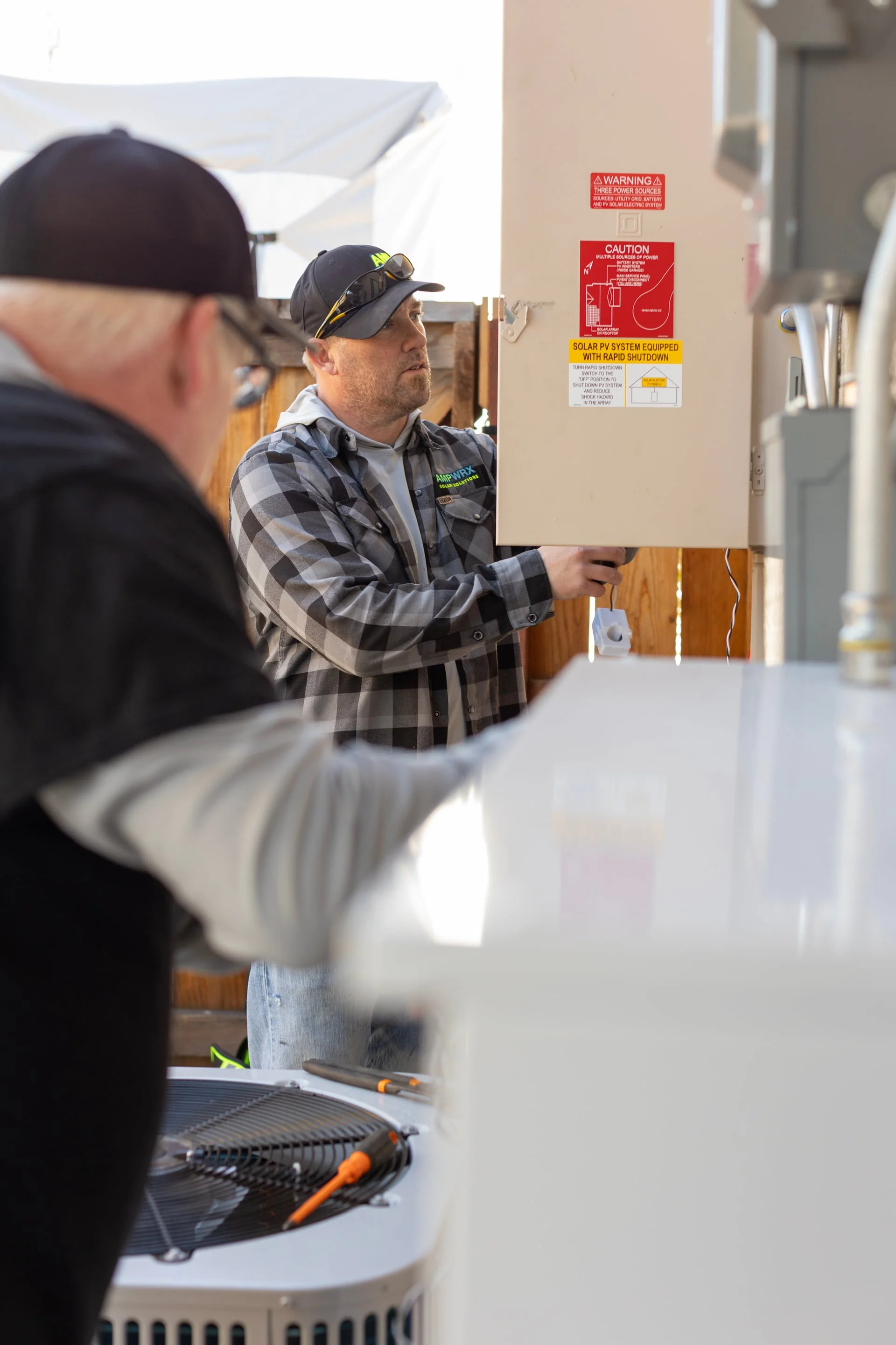 New residential development featuring integrated solar panels